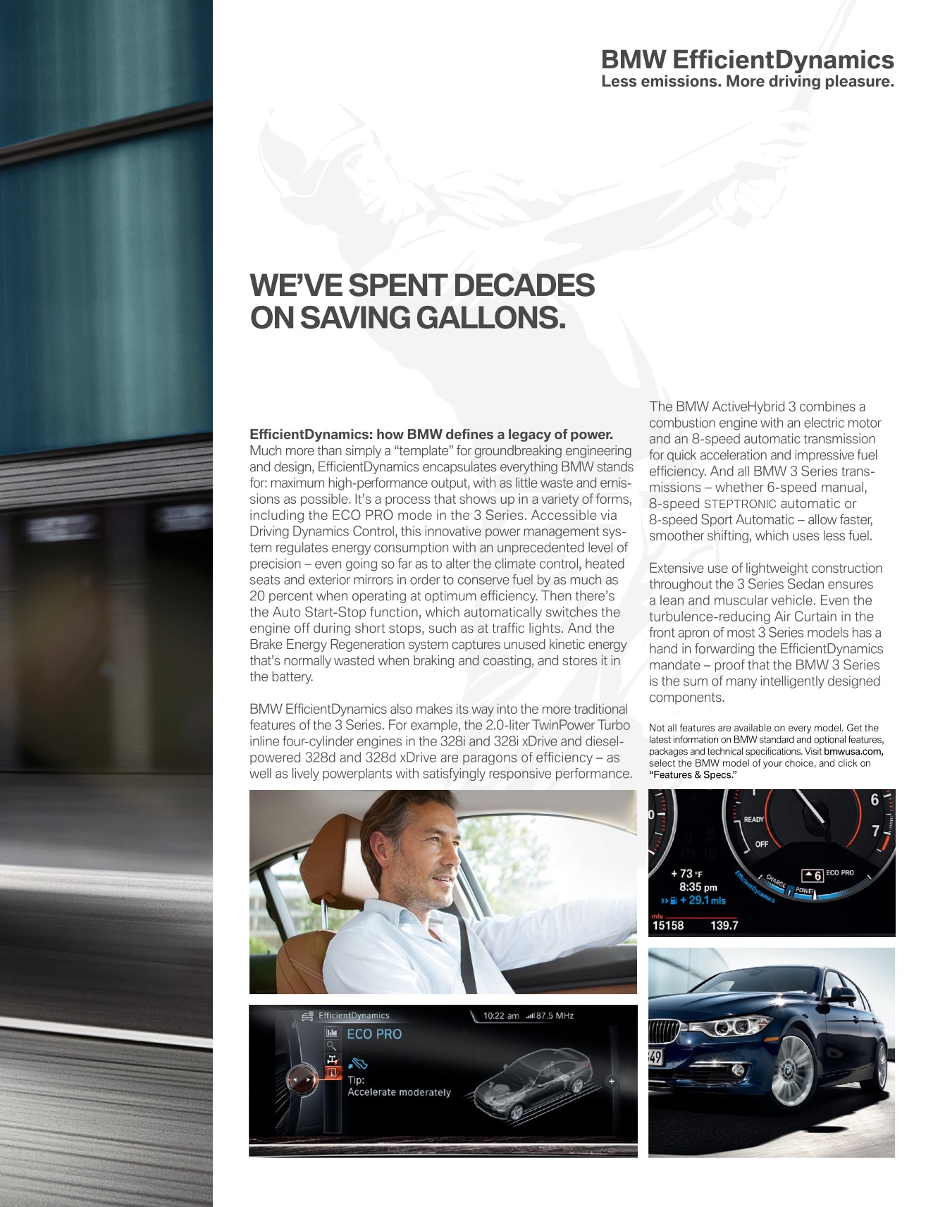 2014 BMW 3-Series Sedan Brochure Page 50